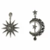 Nicoletta Carlone Shop "Gillian" Moon And Starburst Earrings