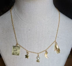 Nicoletta Carlone "Morgana" Fortune Teller Themed Necklace JEWELRY