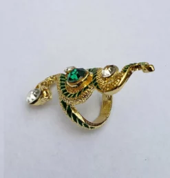 Nicoletta Carlone "Imogen" Art Nouveau Style Serpent Ring