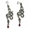 Nicoletta Carlone "Ruth" Silver-tone Serpent And Hand Earrings 2 Nicoletta Carlone "Ruth" Silver-tone Serpent And Hand Earrings