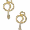 Nicoletta Carlone "Etta" Gold-tone Snake Earrings
